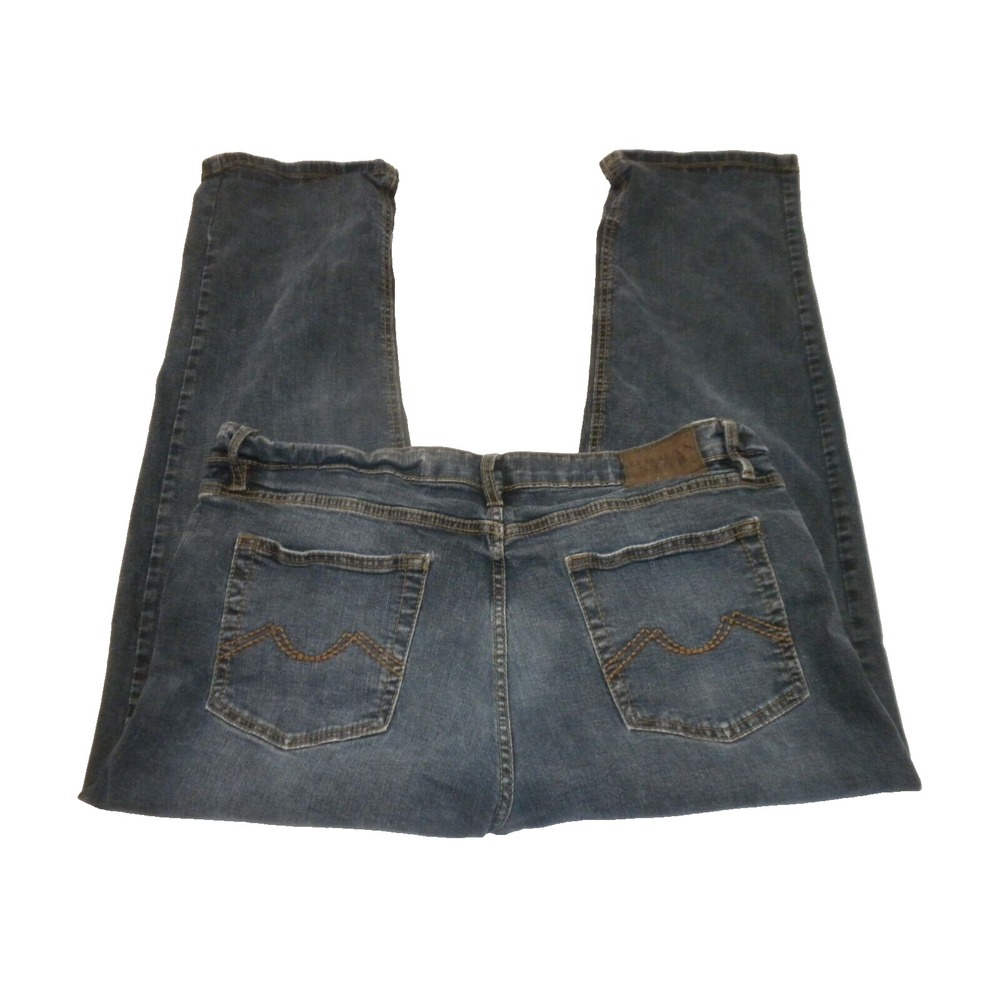 Urban Star Mens Jeans 40x30 Blue Denim Relaxed Straight‎ Dark Wash Stretch